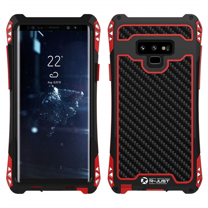 Amira Waterproof Shockproof Heavy Duty Metal Rugged Hybrid Carbon Fiber Case For Samsung Galaxy S8 S9 S10 Plus Note 8 9 Shopee Malaysia