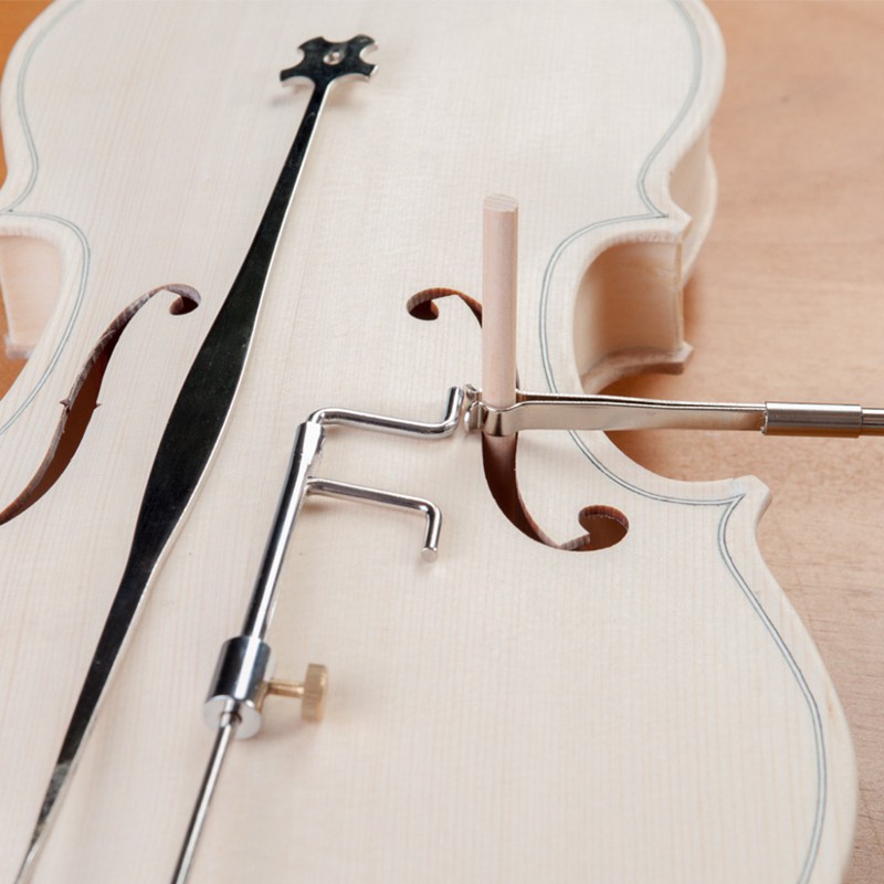Violin Luthier Tools Sound Post Gauge Measurer Retriever Clip Set Violin Accessories for Violin Repair and Maintenance 