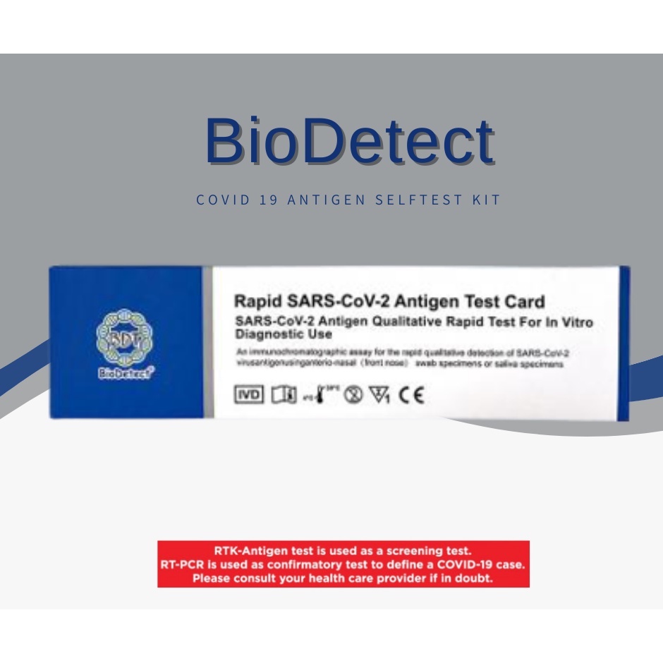 (NEW) BioDetect Covid 19 Saliva Antigen Test Kit Shopee Malaysia