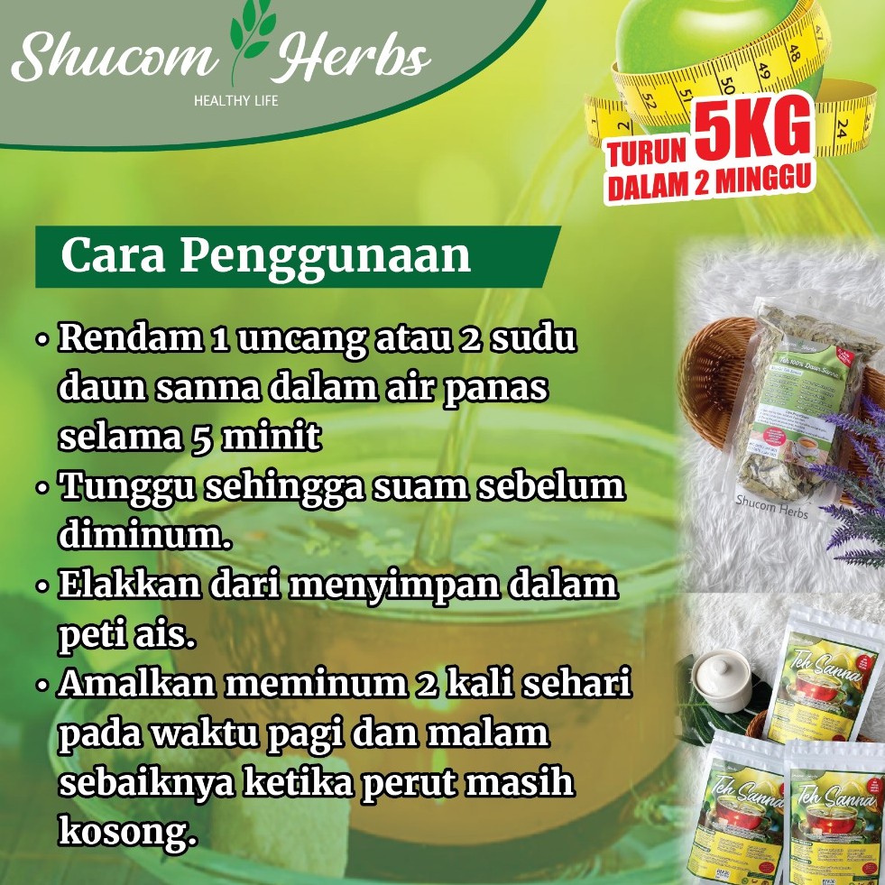 Buy Detox Daun Teh Sanna Original 100 Teh Daun Sanna Daun Senna 25 Uncang Kempis Perut Pelangsing Badan Kurus Badan Seetracker Malaysia