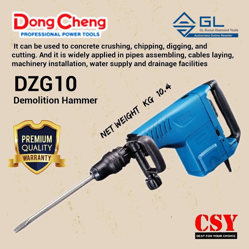 DONG CHENG DZG10 Demolition Hammer Shopee Malaysia