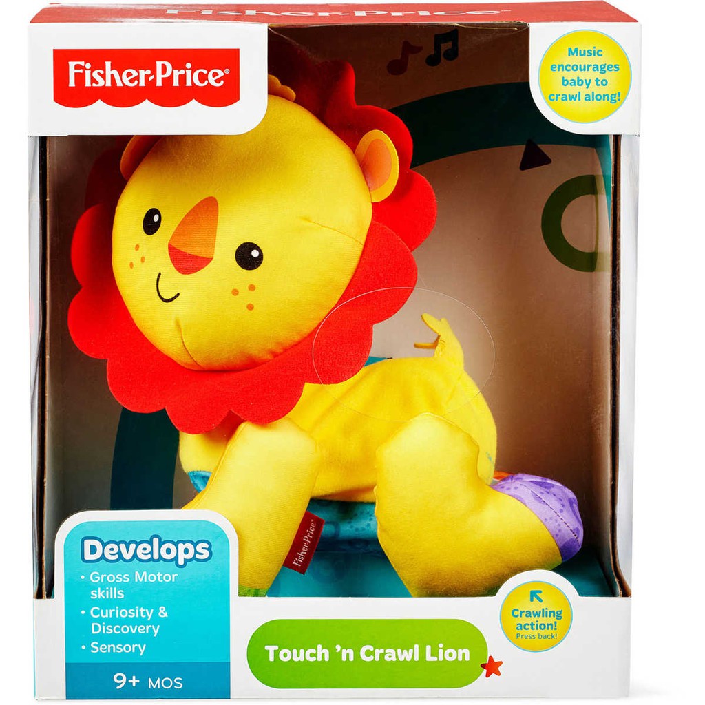 fisher price crawling lion