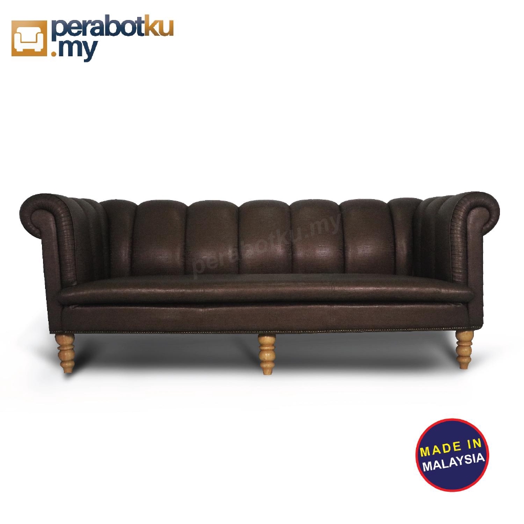 3 SEATER MODERN CHESTERFIELD SOFA / CLASSIC PREMIUM WESTERN DESIGN ...