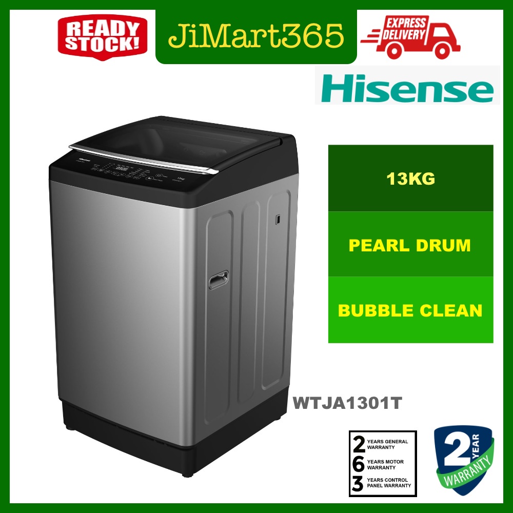 Hisense 13KG Top Load Washer WTJA1301T Washing Machine Mesin Basuh