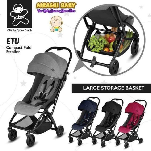compact fold stroller