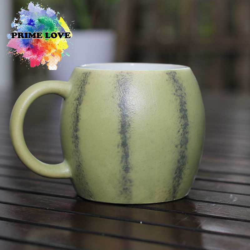 Unique Watermelon Model Mug Heat Resistant Mug Glass can be used for Coffee Tea Mugs Souvenir Mugs - MUGSMK