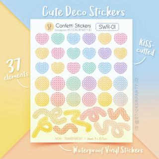 holo vinyl polco stickers cute polaroid stickers binder decal accent sheets confetti stickers ribbon deco stickers journal korean geotv stickers craft supplies tools