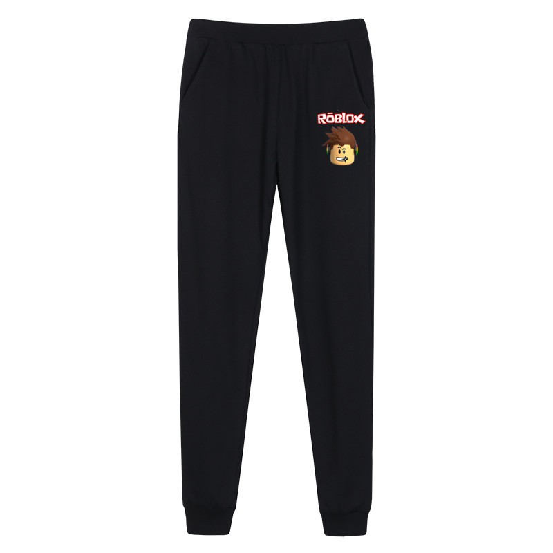 Boy S Roblox Icon Trousers Winter Children Cotton Pants Kids - joker bottoms roblox