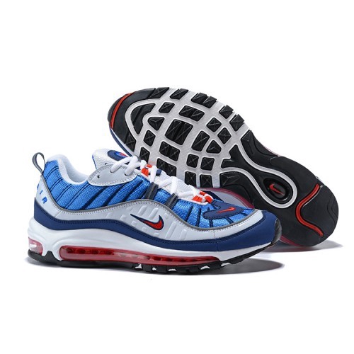 air max 98 blue and white