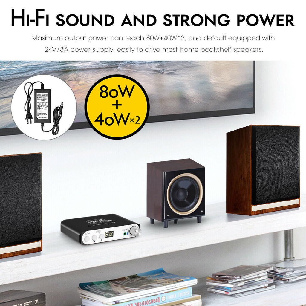 2 channel class d mini stereo amplifier for home speaker 50wx2 power supply tpa 3 w silver