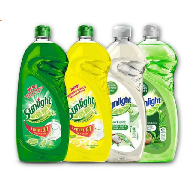 Sunlight Dishwash Liquid 1l Pencuci Pinggan Anti Bactirial Shopee Malaysia