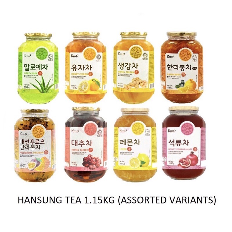 KMT KOREAN HANSUNG TEA 1.15KG (MULTI FLAVOUR) Shopee Malaysia