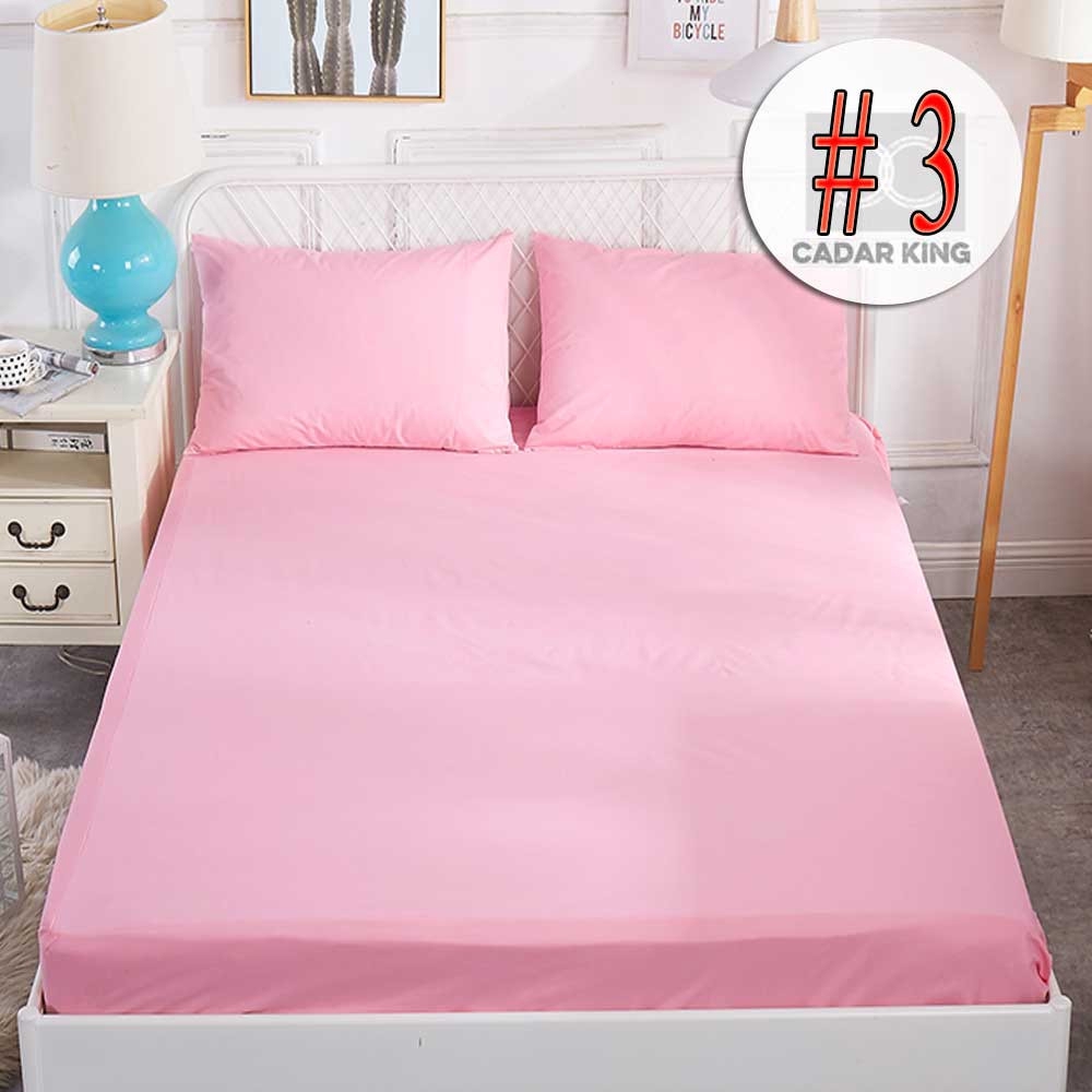Waterproof Mattress Protector Plain Color Design YSMP04 Shopee Malaysia
