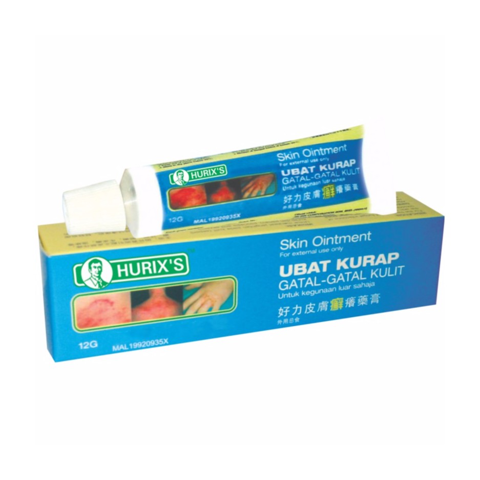 Hurix's Ubat Kurap GatalGatal Kulit ( Skin Ointment) 12g  Shopee Malaysia