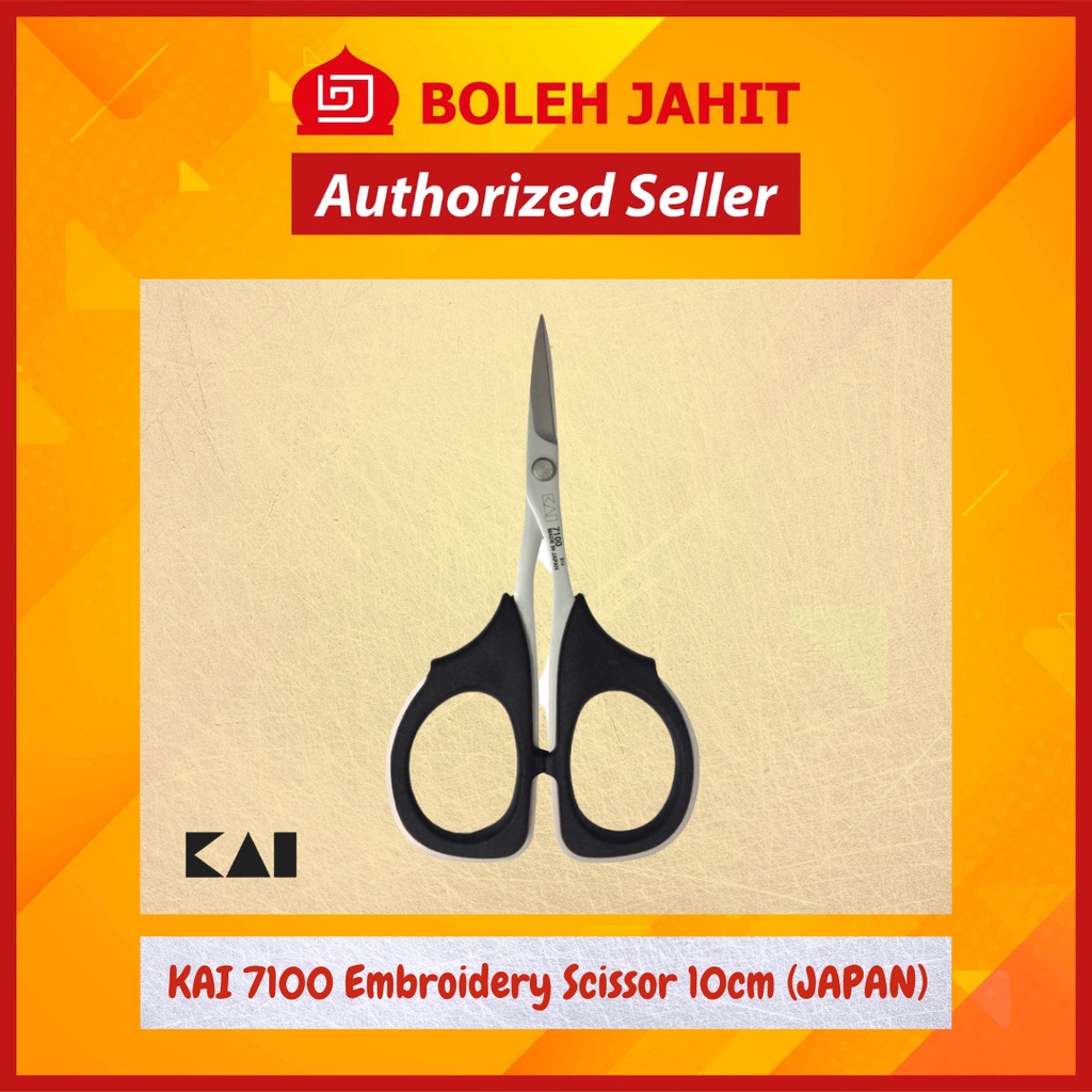 KAI 7100 Embroidery Scissor 10cm (JAPAN) Shopee Malaysia