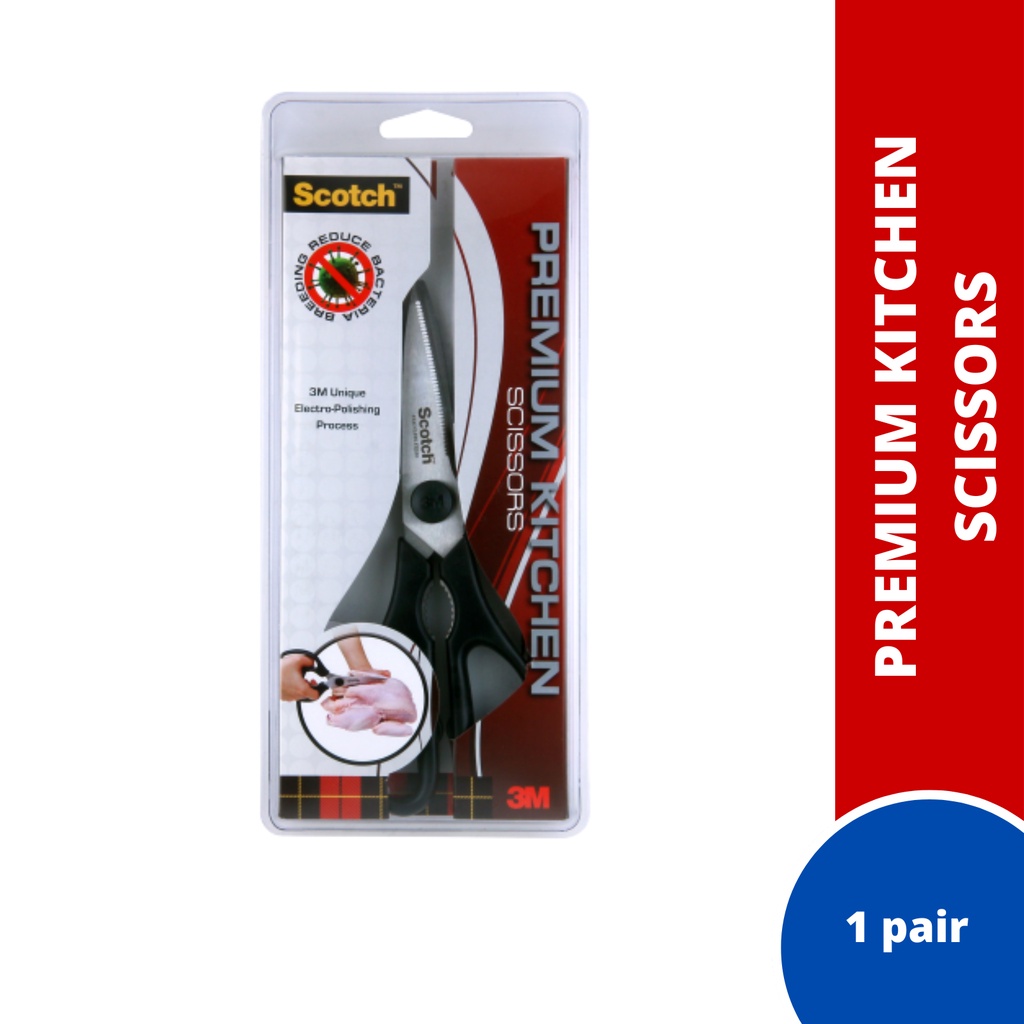 3M Scotch Premium Kitchen Scissors Shopee Malaysia
