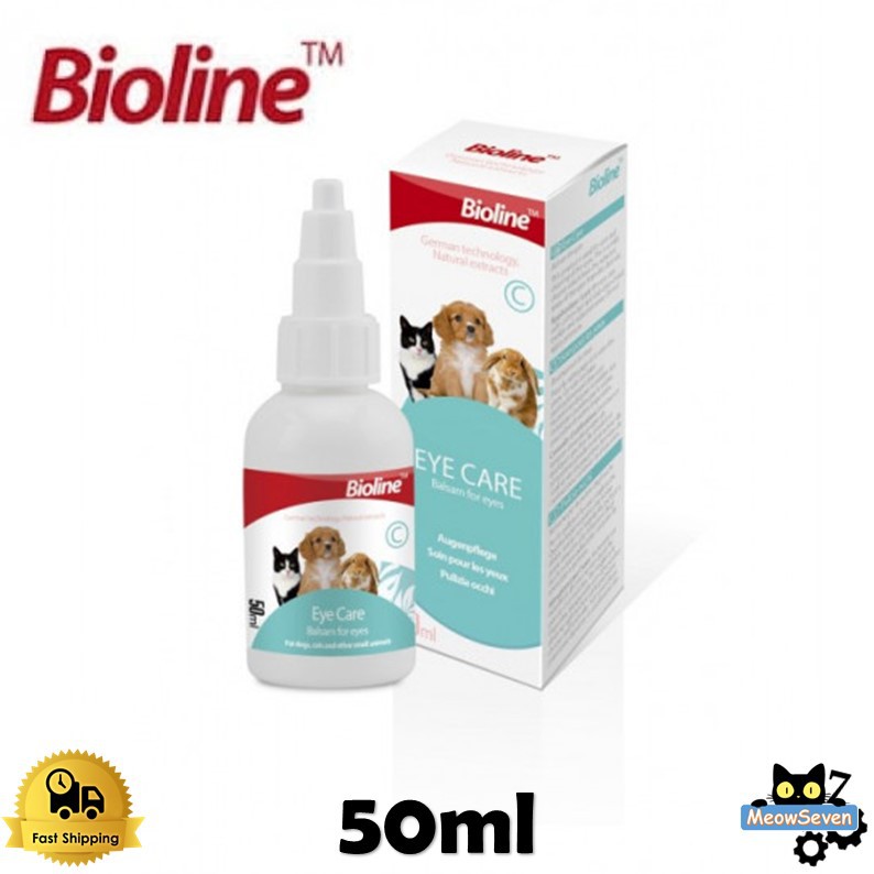 BIOLINE Eye Care Eye Drop For Pets / Dogs & Cats 50ML Shopee Malaysia