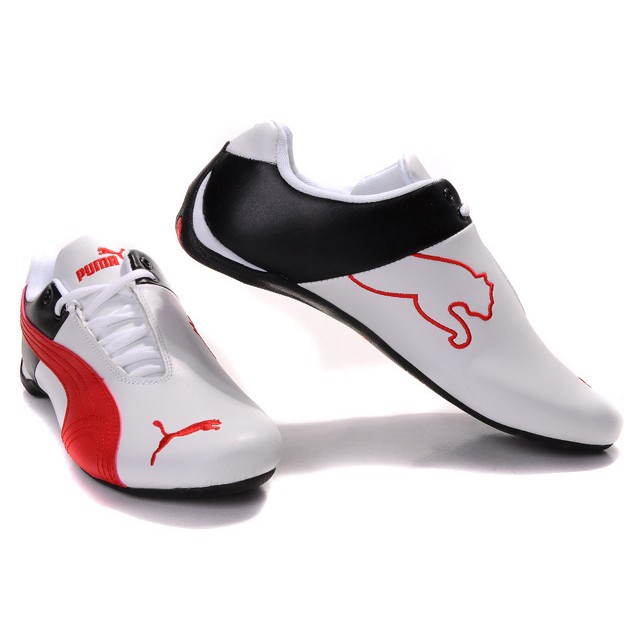puma ferrari shoes white and red