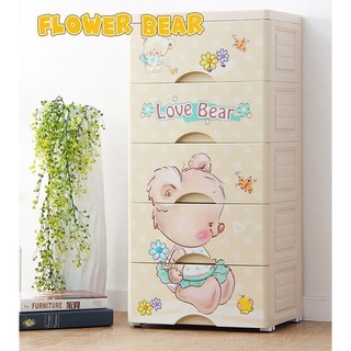 CARTOON CABINET 38CM ALMARI TARIK RAK  BAJU  KABINET PLASTIK 