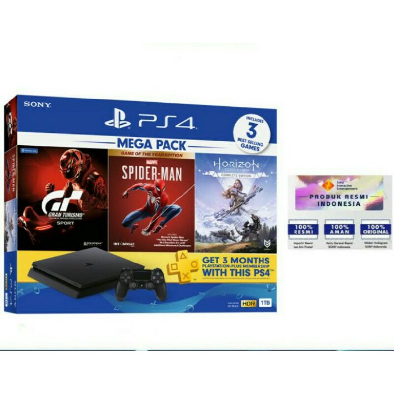 Ps4 Slim 1tb Megapack Bundle Mega Pack 3 Bundle Shopee Malaysia