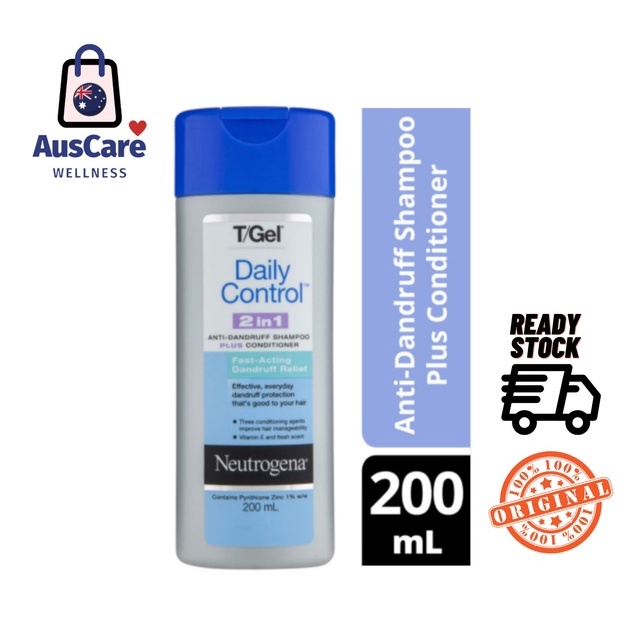 Neutrogena T Gel Daily Control 2 In 1 Anti Dandruff Shampoo Plus Conditioner 0 Ml Shopee Malaysia