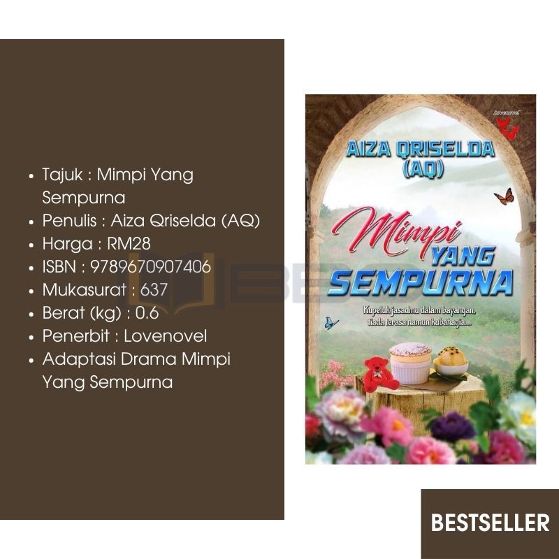 Bbo Lovenovel Mimpi Yang Sempurna Aiza Qriselda Adaptasi Drama Shopee Malaysia