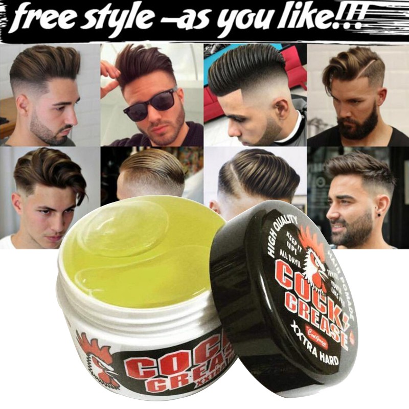 Cock Pomade 100g Strong Hold Hair Gel Wax For Men Long lasting Dry hairstyle  Balsam Oil | Shopee Malaysia