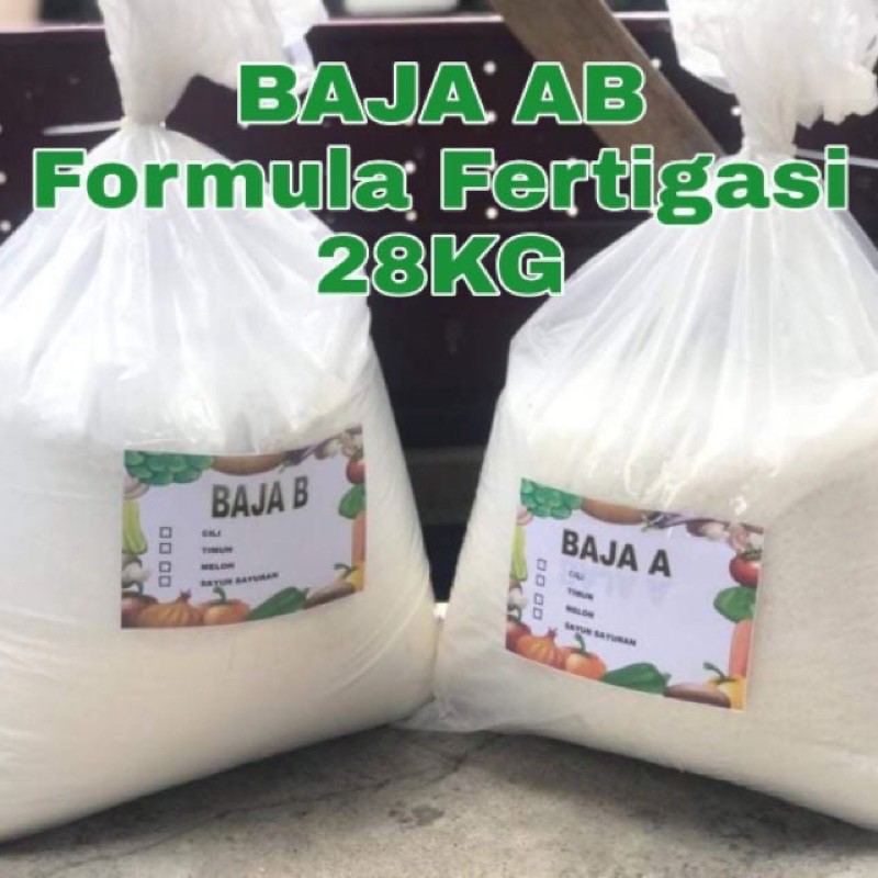 Original ! Ready Stock Set BAJA AB 28kg Fertigasi Timun Cili Melon Dan ...