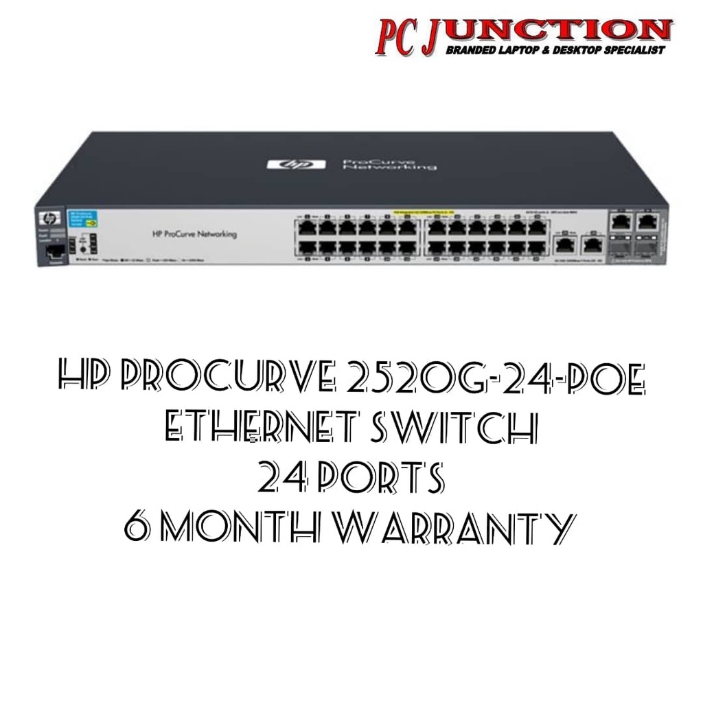 HP ProCurve 2520G24PoE Switch Shopee Malaysia