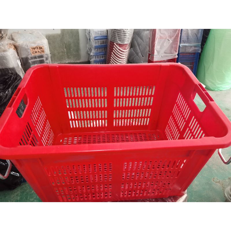 Bakul buah tangkai besar/takar sayur/takar buah /raga buah besar/ Heavy  Duty Basket  🛒