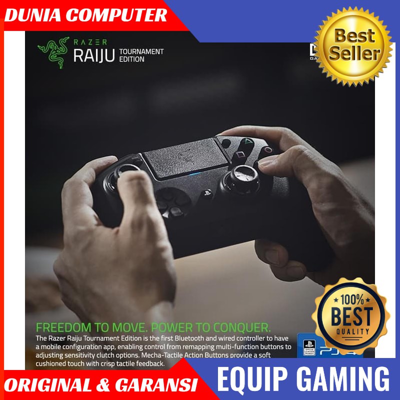 Razer Raiju Tournament Edition Te Bluetooth / Wired Gaming Controller ...