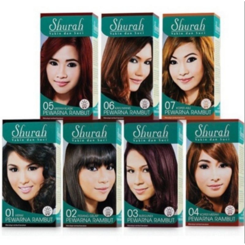 Shurah Pewarna Rambut/ Shurah Pewarna Rambut Kompak