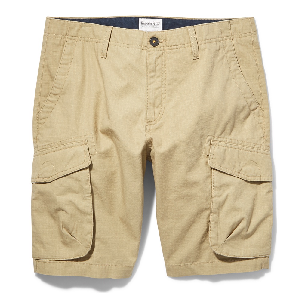 Timberland Men's RelaxedFit Cargo Shorts British Khaki Shopee Malaysia
