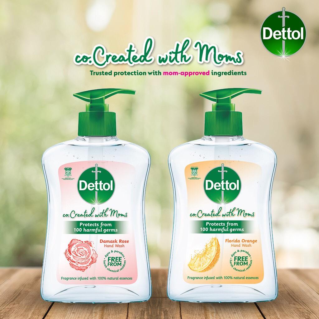 Dettol Co Created With Mom Hand Wash Florida Orange Rose 250ml