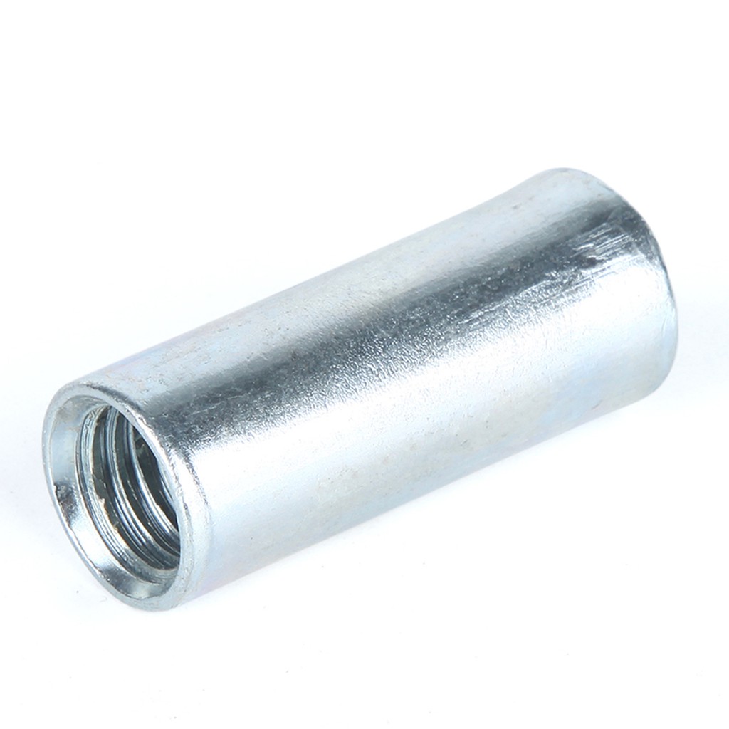 THREADED SLEEVE ROD BAR STUD ROUND CONNECTOR NUT BRIGHT ZINC LONG NUTS M4 TO M20