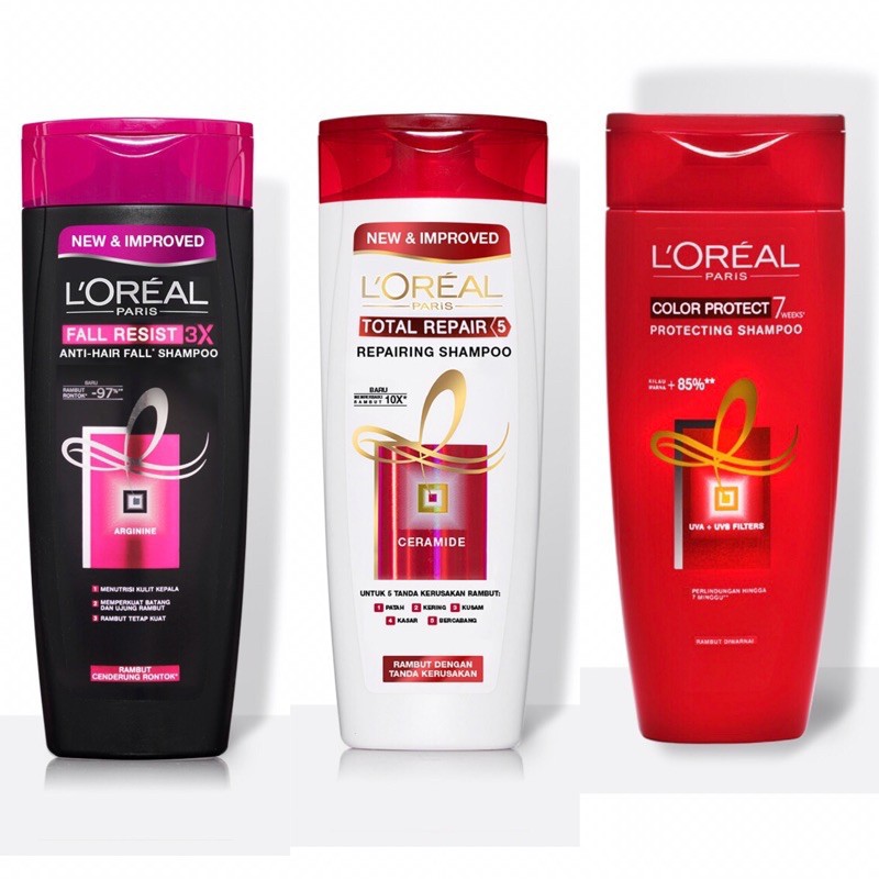 Original L 'Oreal Paris Total Repair / Color Protect Shampoo Loreal 170 ml  | Shopee Malaysia