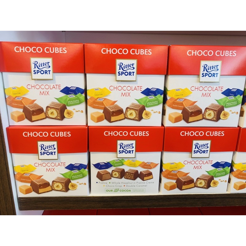Ritter sport choco cubes 176g | Shopee Malaysia