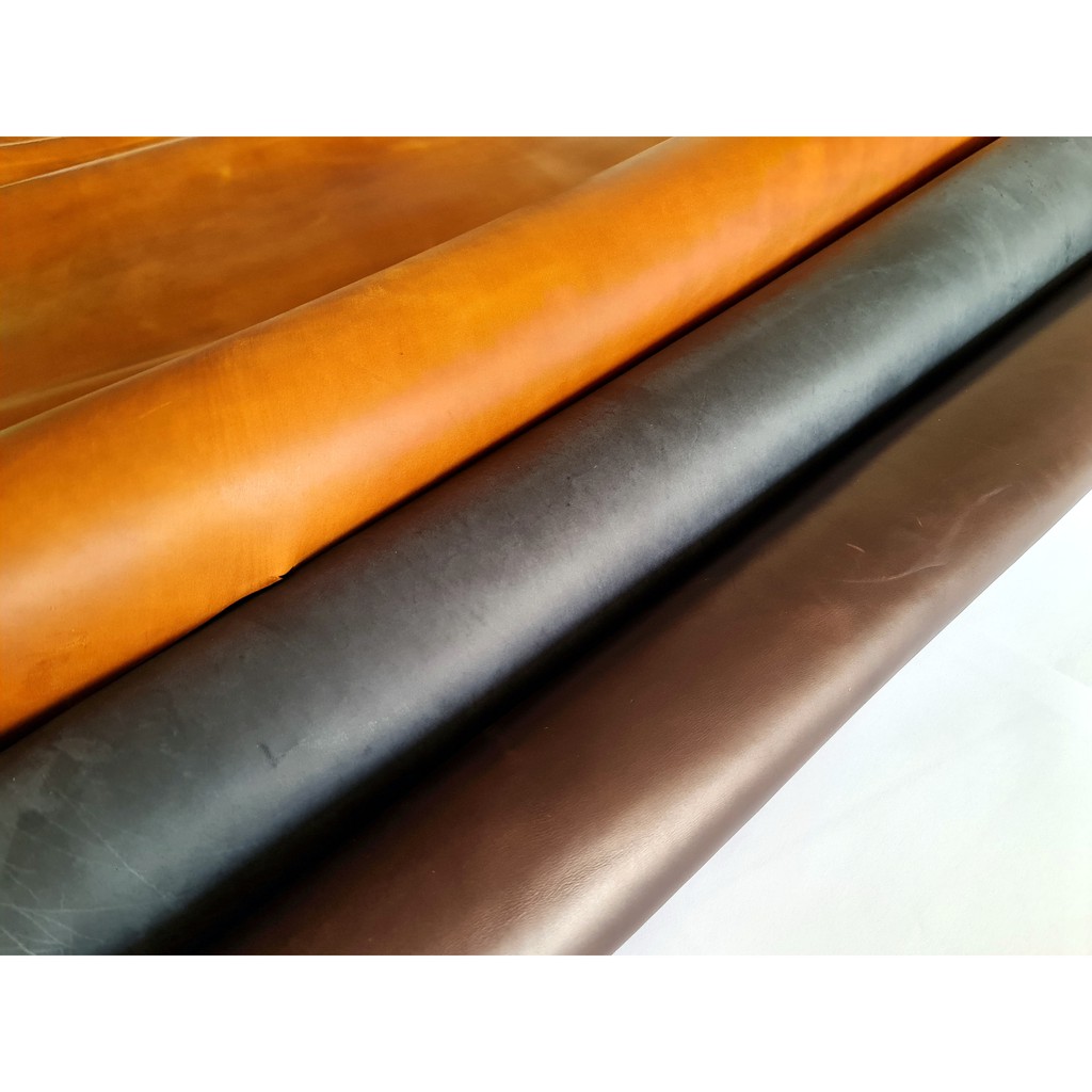 Natural Full Grain Crazy Horse Leather Saddle Leather Genuine Cow