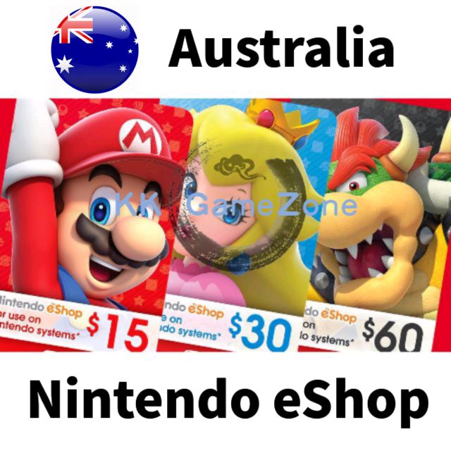 nintendo eshop card aud