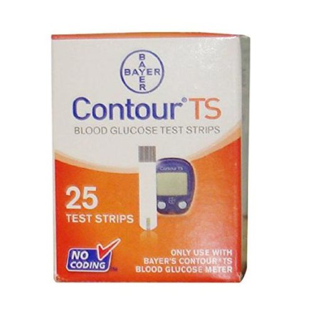 CONTOUR TS BLOOD GLUCOSE TEST STRIPS 25 TEST STRIPS | Shopee Malaysia