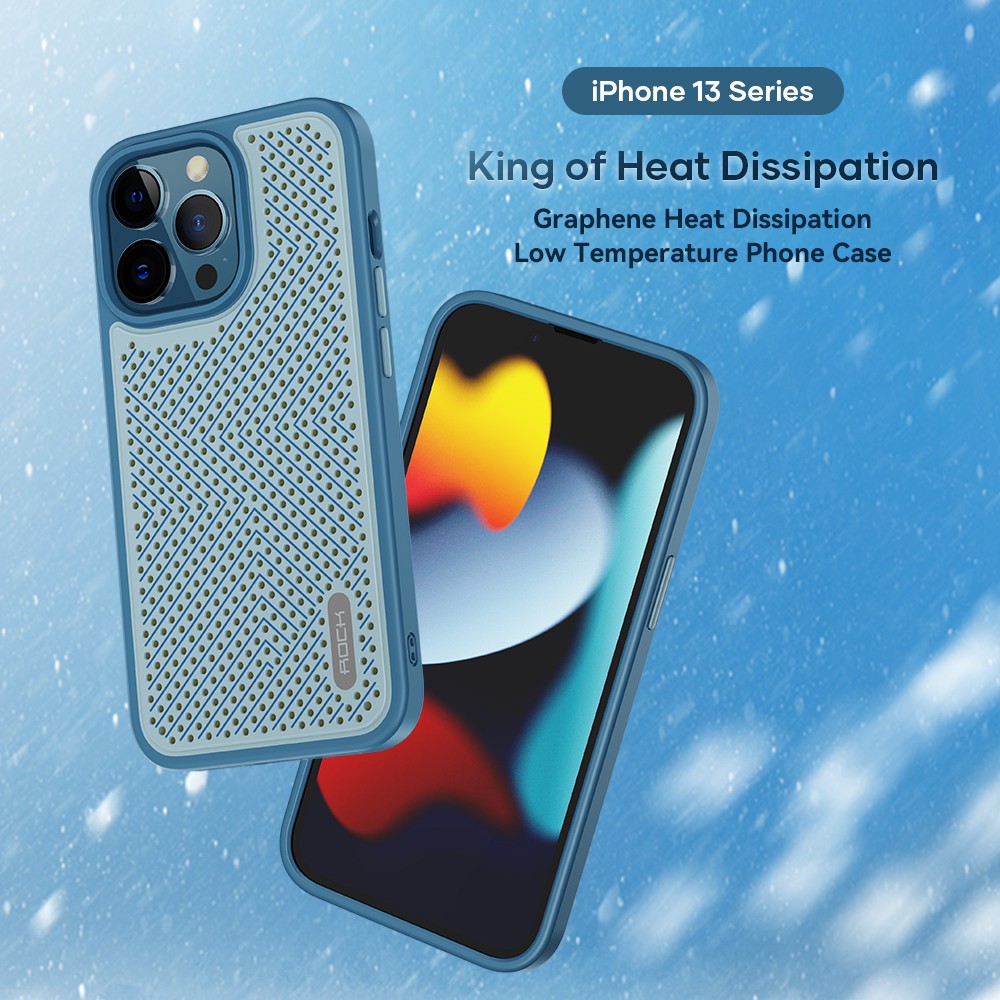iPhone 13 iP 14 SERIES Graphene Heat Dissipation Protection Case FOR