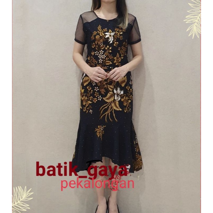 Combination Dress Luxury Party Dress Latest Model Batik Dress Premium Dress Batik Dress