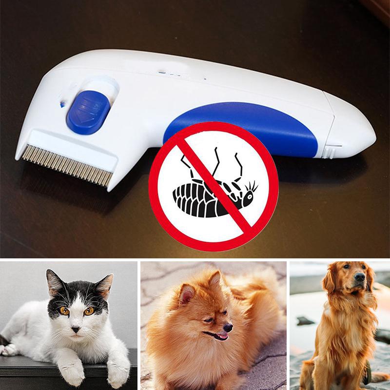 Flea Doctor Electric Flea Cleaning Comb Lice Remover for Pet Dogs