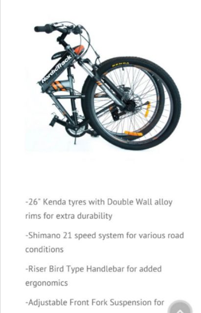 nordictrack mountain bike