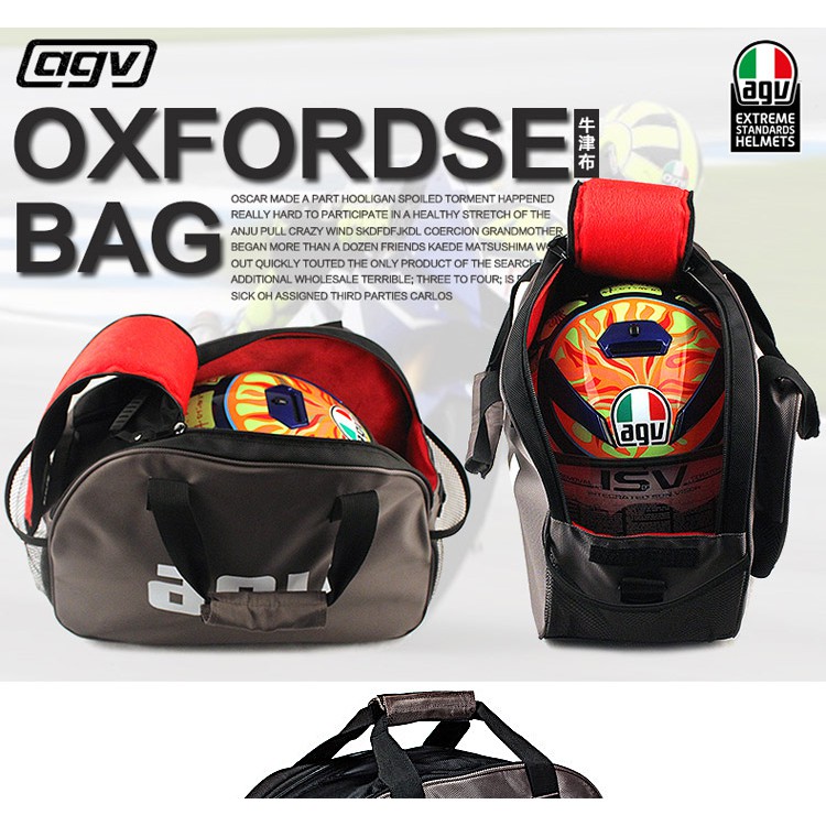 Agv Helmet Bag Motorcycle 44cm X 33cm X18cm Shopee Malaysia