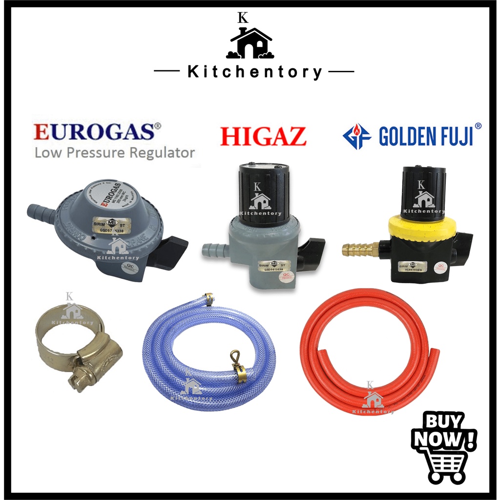 [SET] Low and High Pressure Gas RegulatorStove Kepala Tekanan Rendah