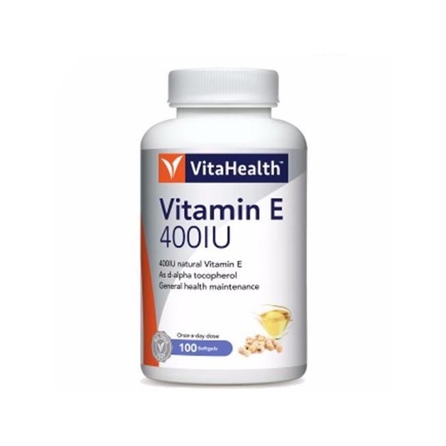 [Exp:10/2027] VitaHealth Vitamin E 400IU 100’s