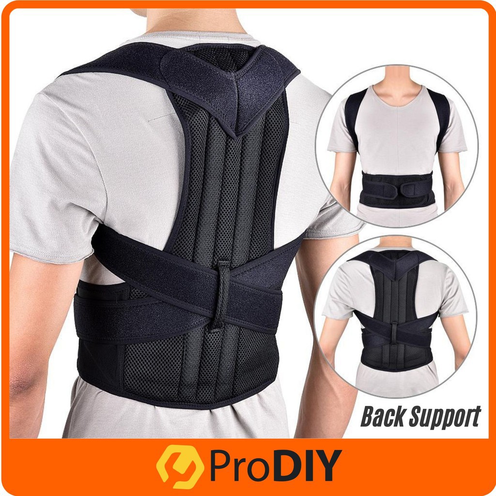 Back Support Belt Posture Shoulder Correction Align Relieve Pain UNISEX Lifting 背部支撑背心 ( NY-48 )