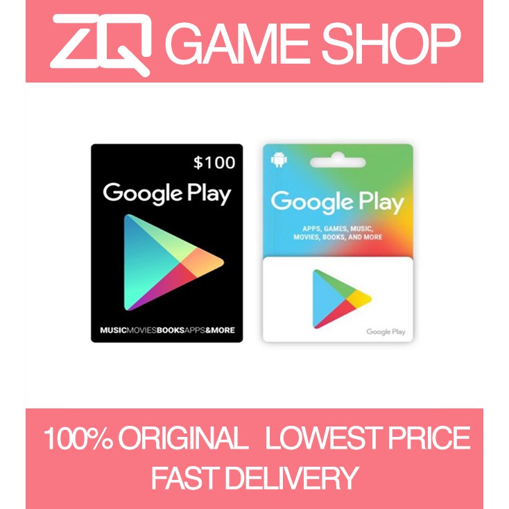 Google Play Gift Card 50 100 Code (US) [Limited Stock