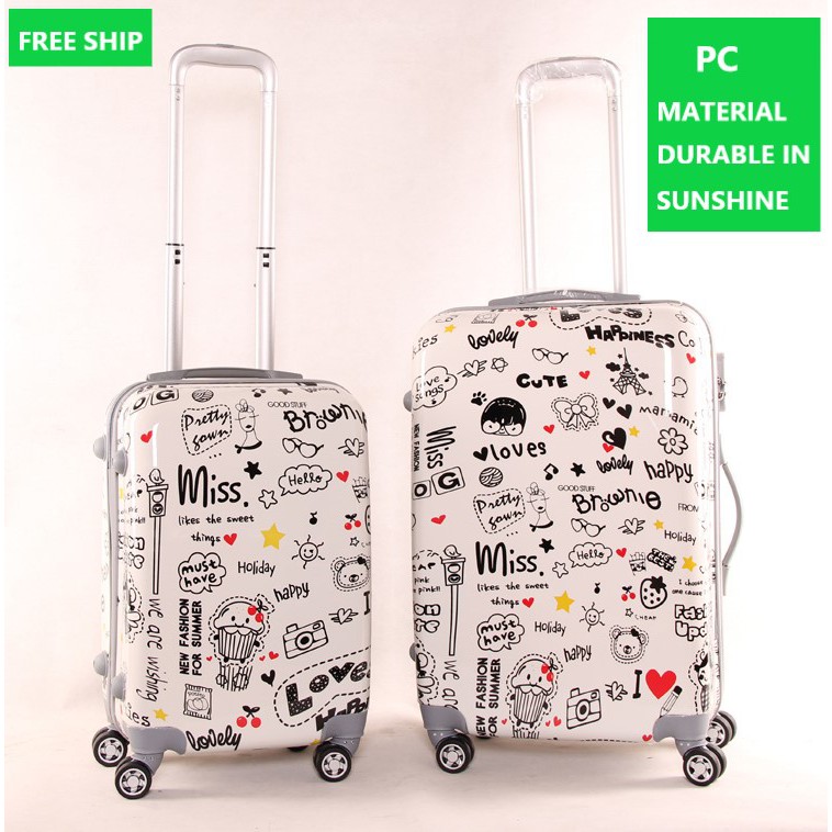 trendy suitcase